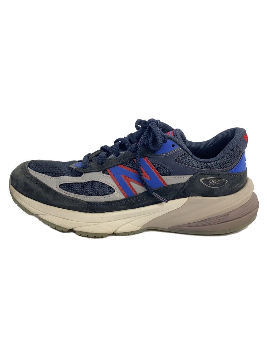 【中古】NEW BALANCE◆ローカットスニーカー/27糎/NVY/U990KR6/×KITH×Madison Square Garden【シューズ】