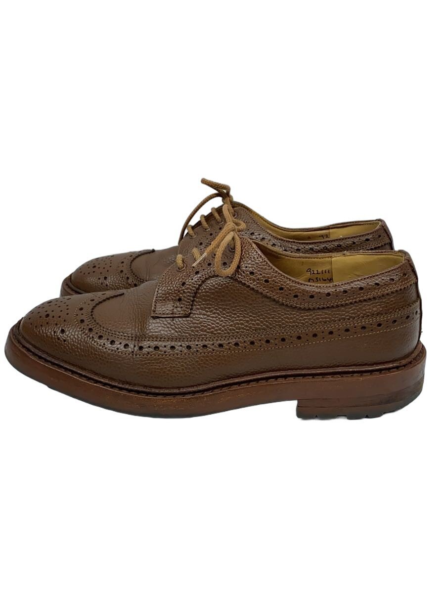 【中古】Tricker’s◆ロングウイングチップ/シューズ/US8/BRW/M5164-2【シューズ】
