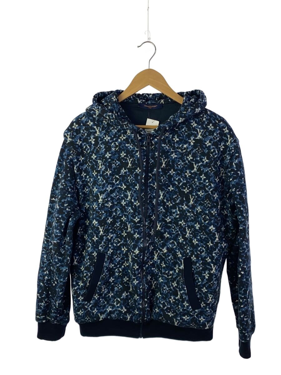 【中古】LOUIS VUITTON◆パーカー/XL/綿織物/NVY/総柄/RM232M ZA8 HPY33W【メンズウェア】