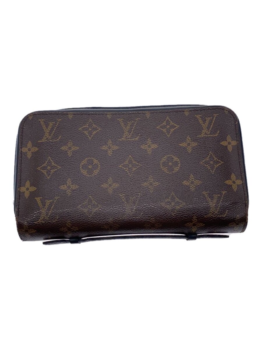 【中古】LOUIS VUITTON◆ジッピーXL_モノグラム・マカサー_BRW/PVC/BRW/メンズ【服飾雑貨他】｜2ｎｄ STREET 店