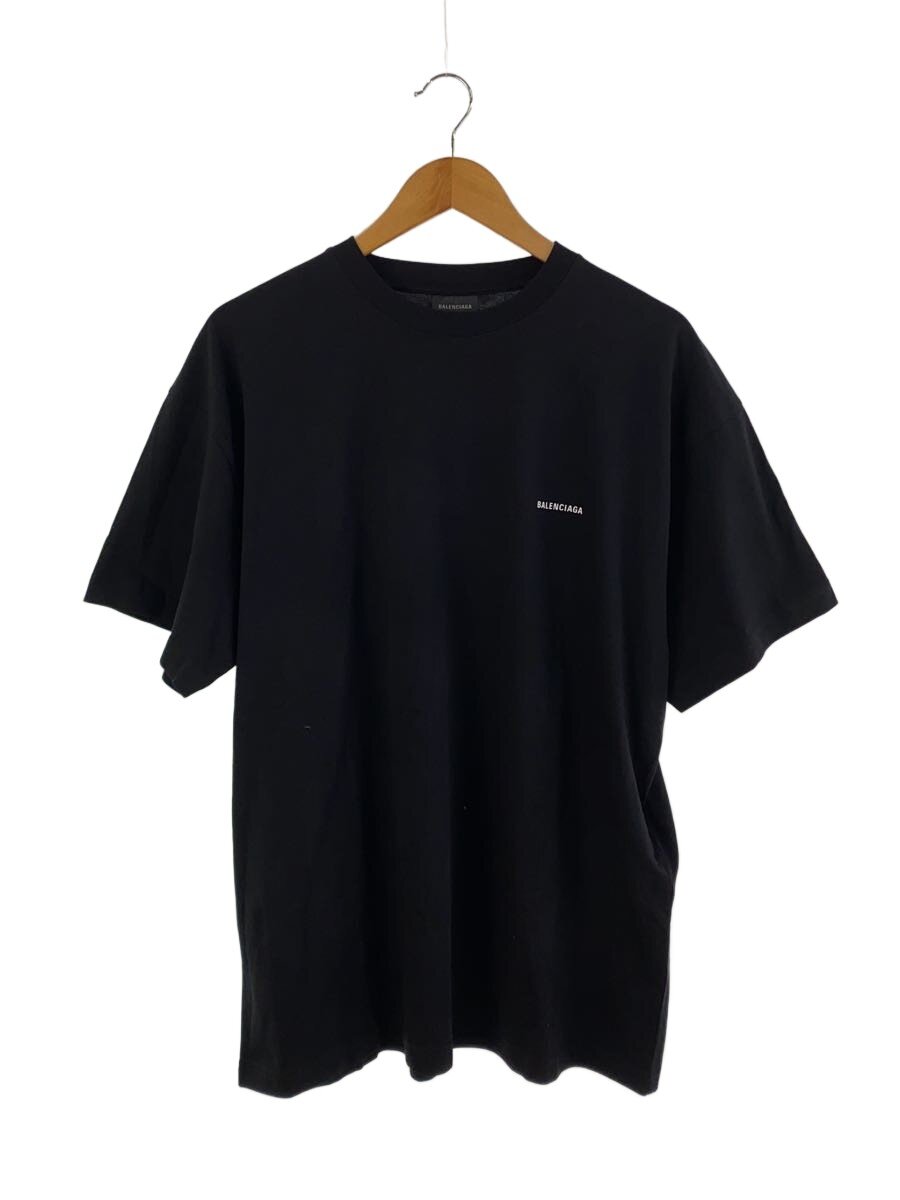【中古】BALENCIAGA◆プルオーバー/L/綿織物/黒いこと/613868【メンズウェア】