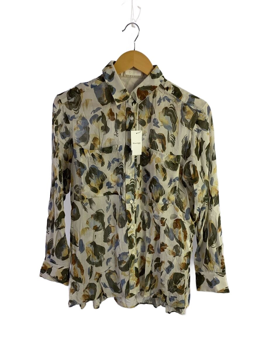 【中古】BALLSEY◆25SS/ドロップシェルプリントシャツブラウス/36/--/BEG/総柄/11-01-54-01732【レディースお召しもの】