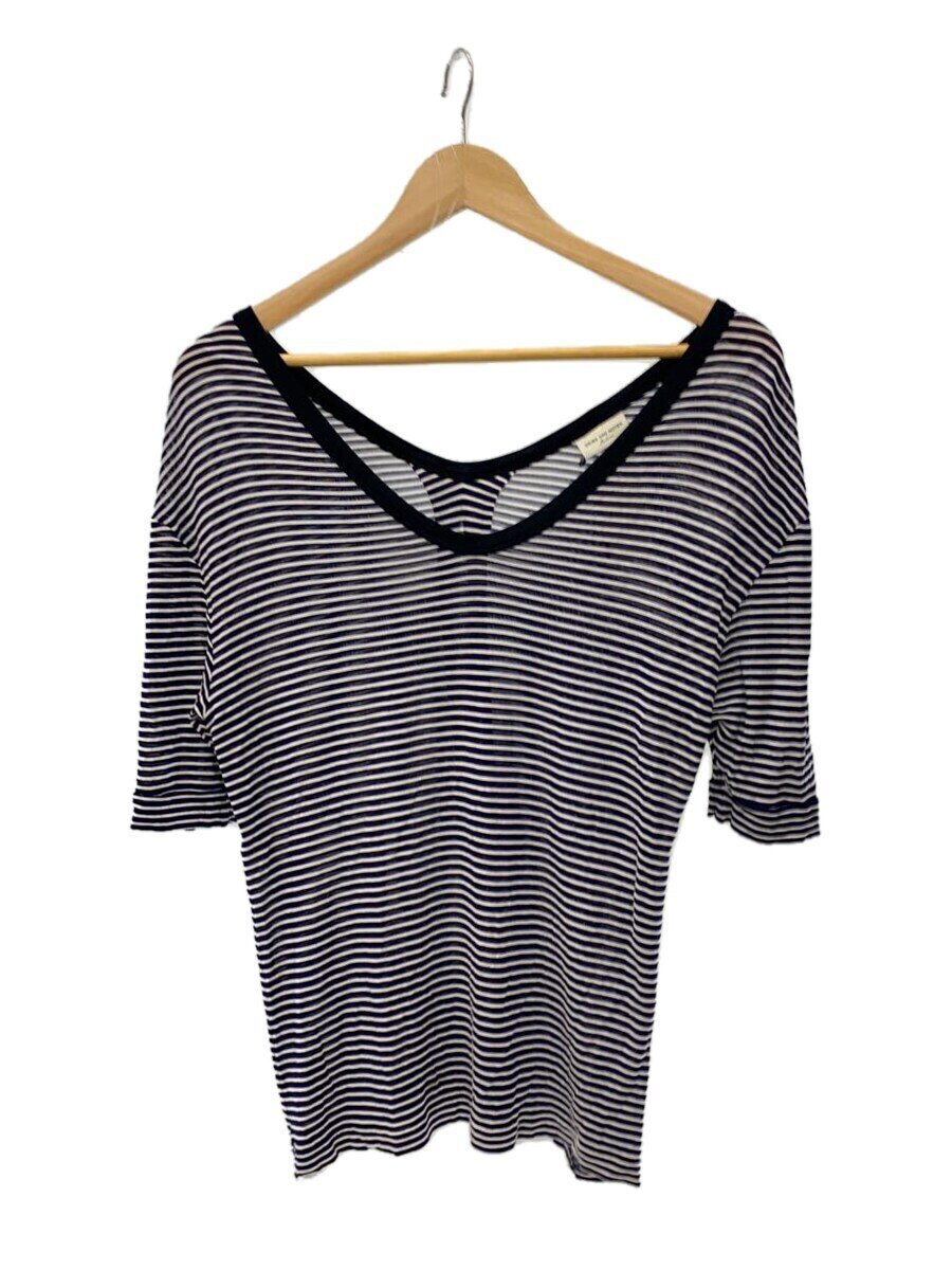 【中古】DRIES VAN NOTEN◆プルオーバー/--/人絹/NVY/間借り人【メンズウェア】