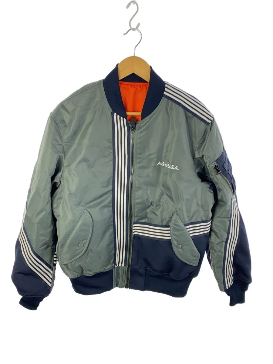 【中古】AVIREX◆MA-1/CROSSOVER/XL/ナイロン/KHK/リバーシブル/ORN/783-4252029【メンズウェア】｜2ｎｄ STREET 店