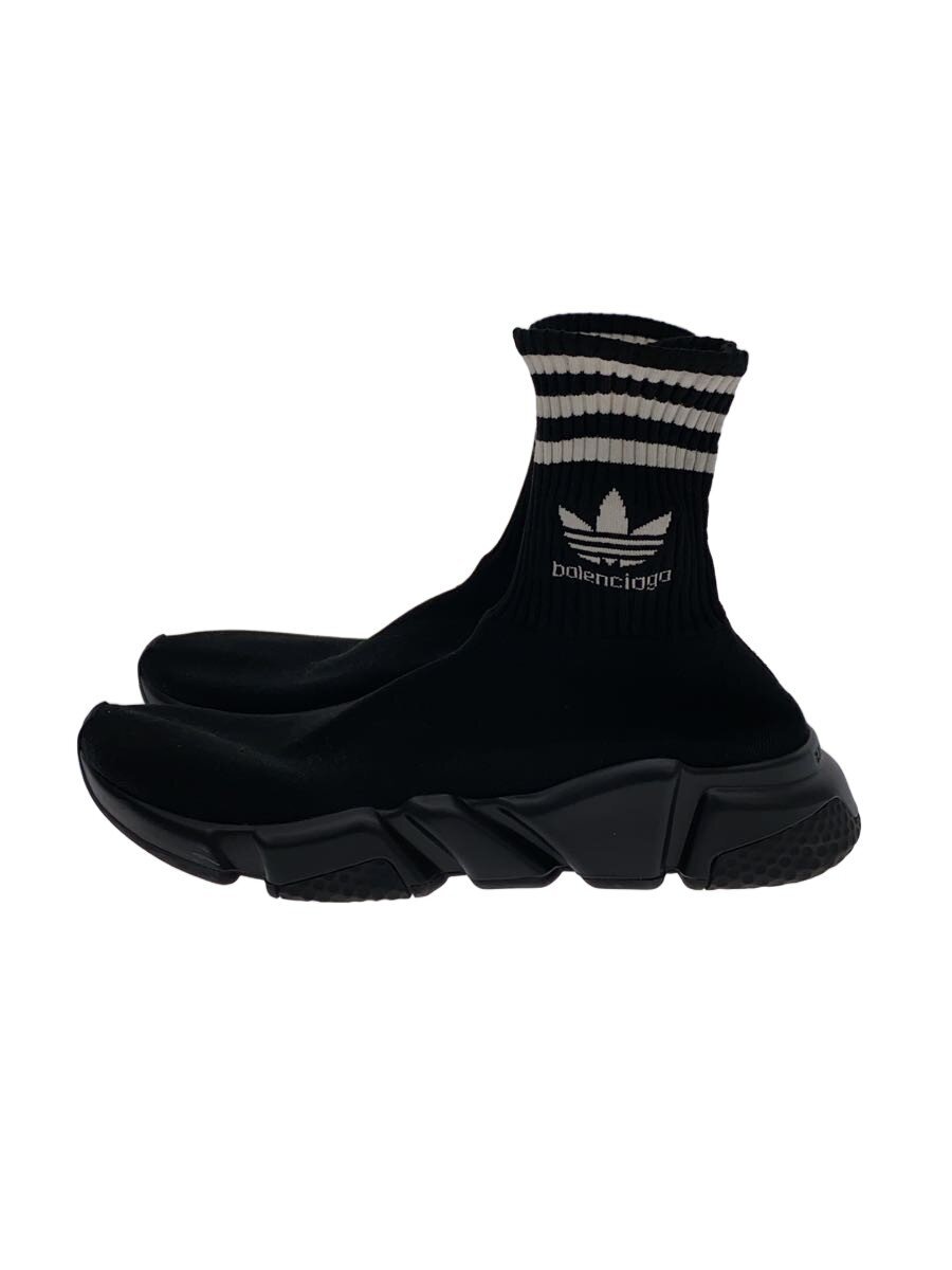 【中古】BALENCIAGA◆23SS/SPEED TRAINER/ハイカットスニーカー/27珊/BLK/717591【シューズ】