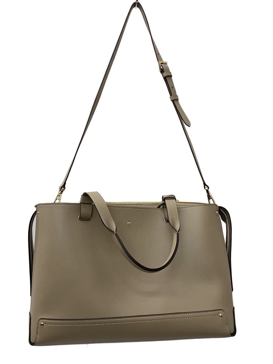【中古】kate spade new york◆ハンドバッグ/レザー/BEG/102760/Madison LOGAN STREET/LARGE ELOISA【バッグ】｜2ｎｄ STREET 店
