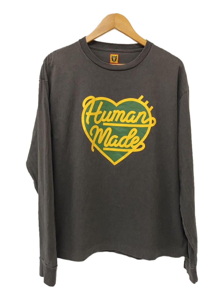 【中古】HUMAN MADE◆穴有/23AW/GRAPHIC L/S T-SHIRT /L/コットン/GRY/プリント/HM26CS007【メンズウェア】|2nd STREET 店