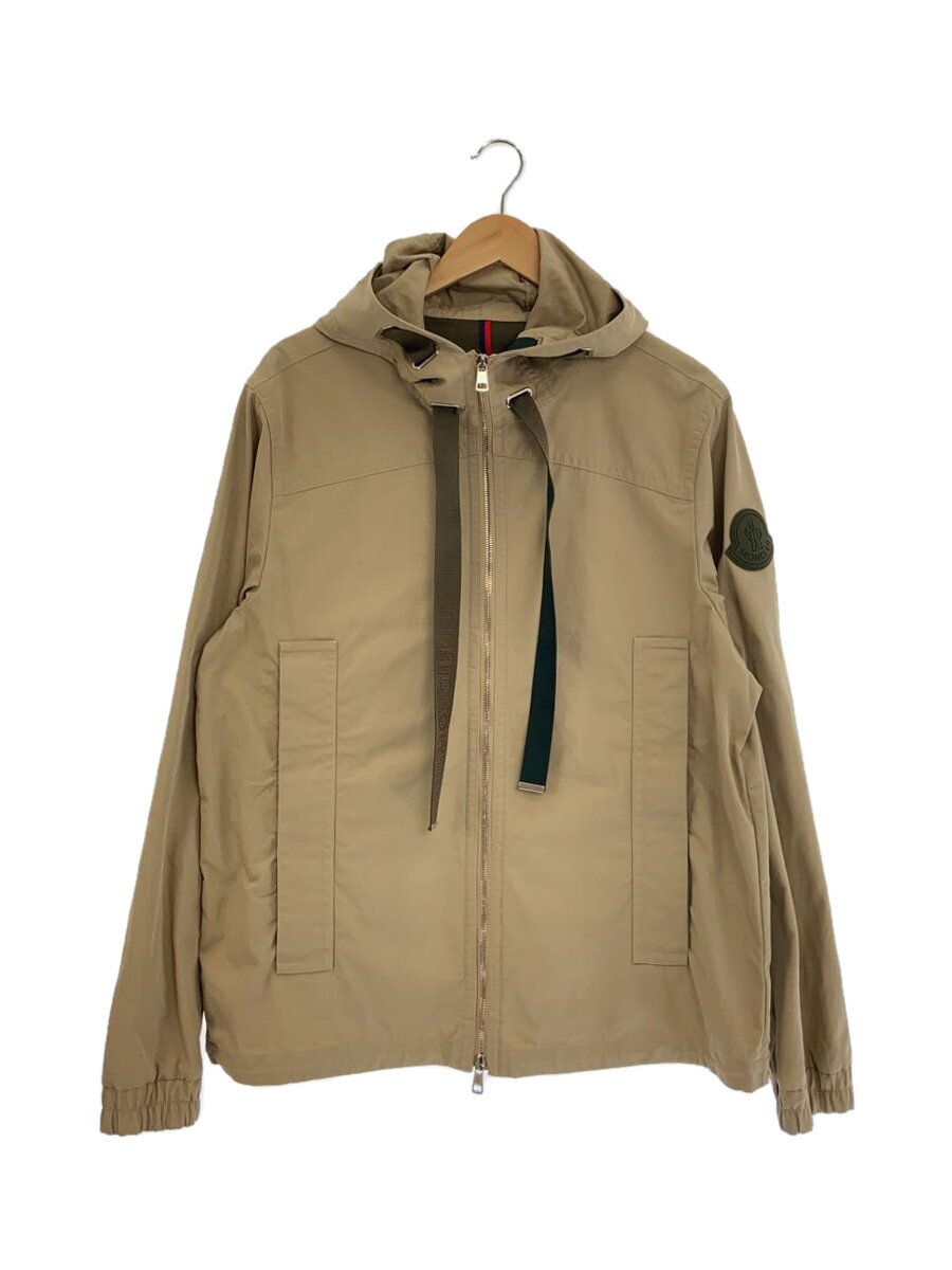 【中古】MONCLER◆HARU GIUBBOTTO/ナイロン上衣/3/ナイロン/BEG/無地/H10911A00082【メンズウェア】