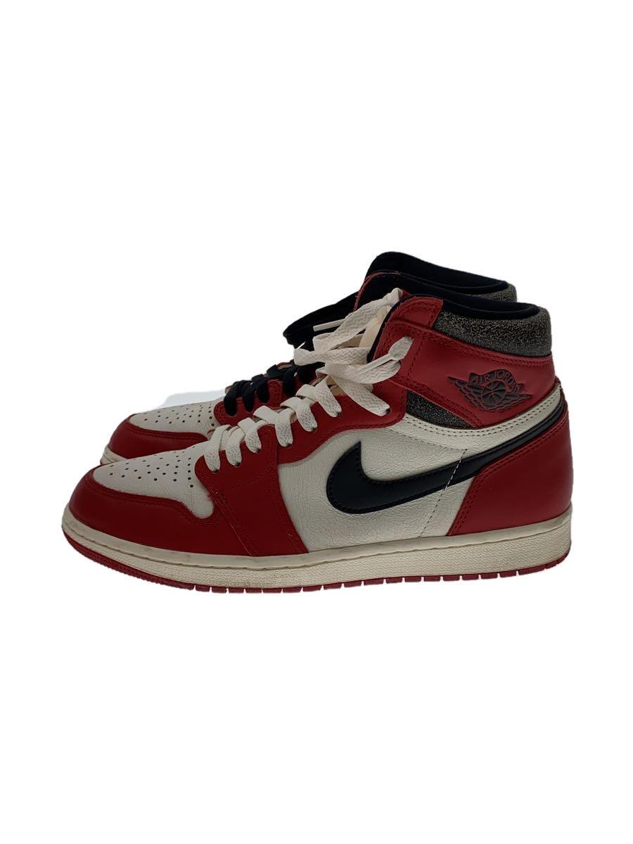 【中古】NIKE◆AIR JORDAN 1 RETRO HIGH OG_エアジョーダン 1 レトロ ご機嫌 OG/27糎/RED【シューズ】