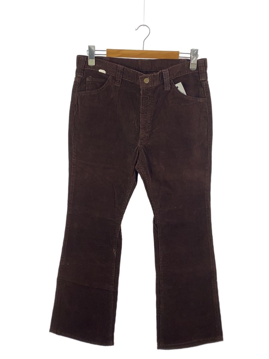【中古】Lee◆70s/Leens/ブーツカットパンツ/--/コール天/BRW【メンズウェア】
