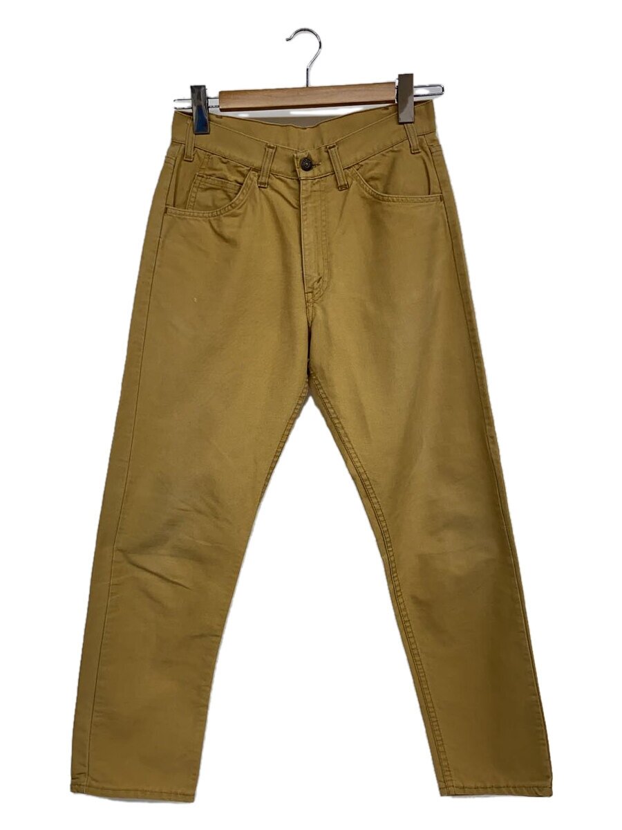 【中古】Levi’s◆60s/518/カツラギ/コットンツイル/42TALON/R目じるし下つ方/綿織物/駱駝/無地【メンズウェア】