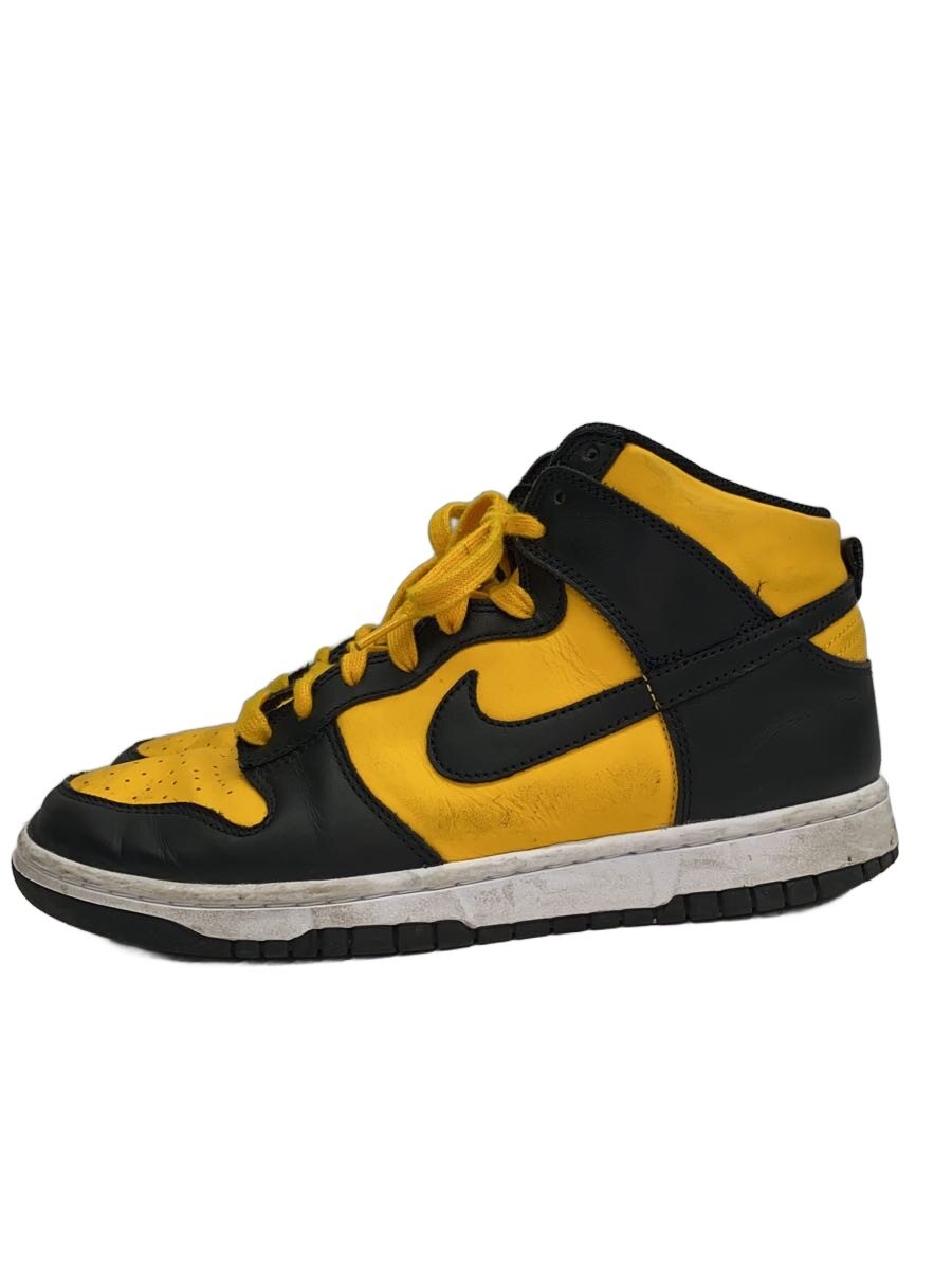 【中古】NIKE◆ハイカットスニーカー/US9/YLW/レザー/DD1399-700【シューズ】｜2ｎｄ STREET 店