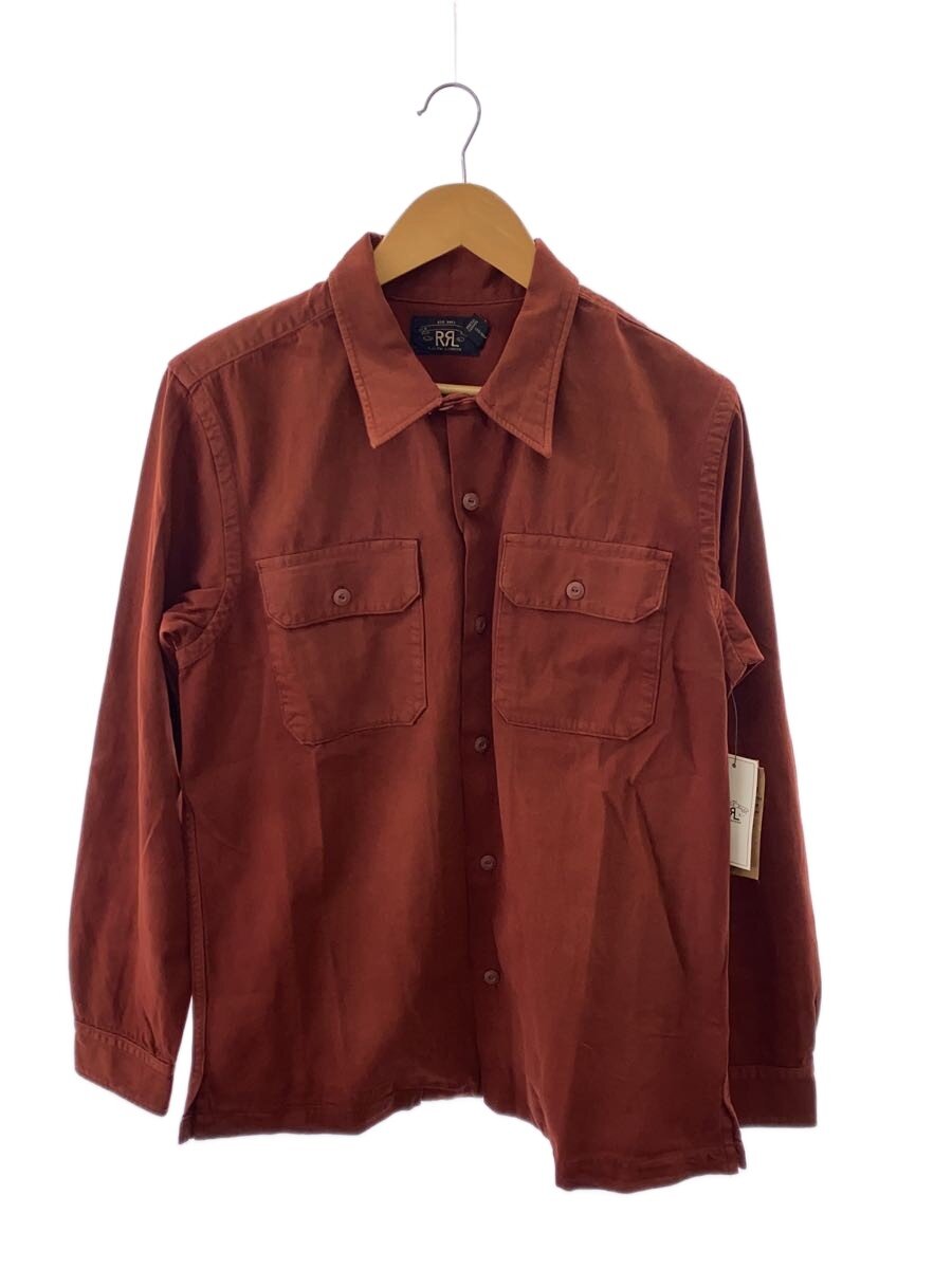 【中古】RRL◆GARMENT DYED TWILL CAMP SHIRT/長袖シャツ/SIZE:M/コットン/臙脂色/? NULL ?【メンズウェア】｜2ｎｄ STREET 店 23,595円