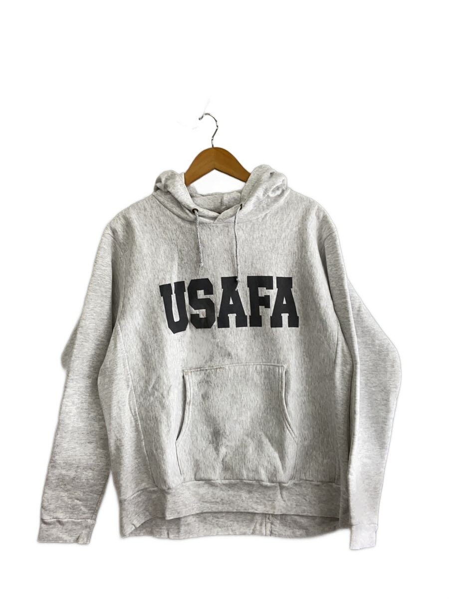 【中古】U.S.AIR FORCE◆90s/Jobfiles Corp社/USAFA/パーカー/M/コットン/GRY/USA製/シミ有//【メンズウェア】｜2ｎｄ STREET 店