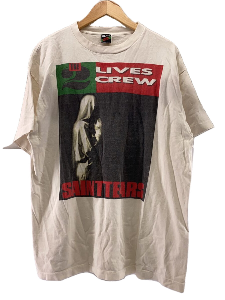 【中古】SAINT MICHAEL◆ティーシャツ/XL/綿織物/WHT/SM-YS8-0000-C01【メンズウェア】