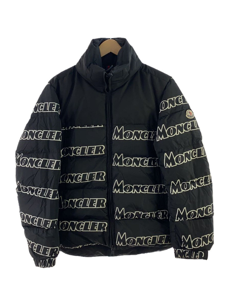 【中古】MONCLER◆FAIVELEY QUILTED DOWN/ダウンジャケット/1/ポリエステル/BLK/総柄【メンズウェア】｜2ｎｄ STREET 店