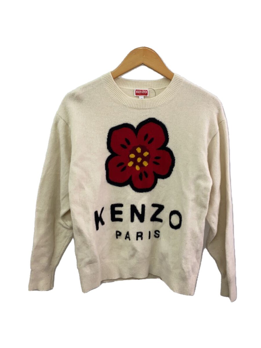 【中古】KENZO◆ニット・セーター(厚手)/M/ウール/IVO/FC65PU3453LD【レディースウェア】｜2ｎｄ STREET 店
