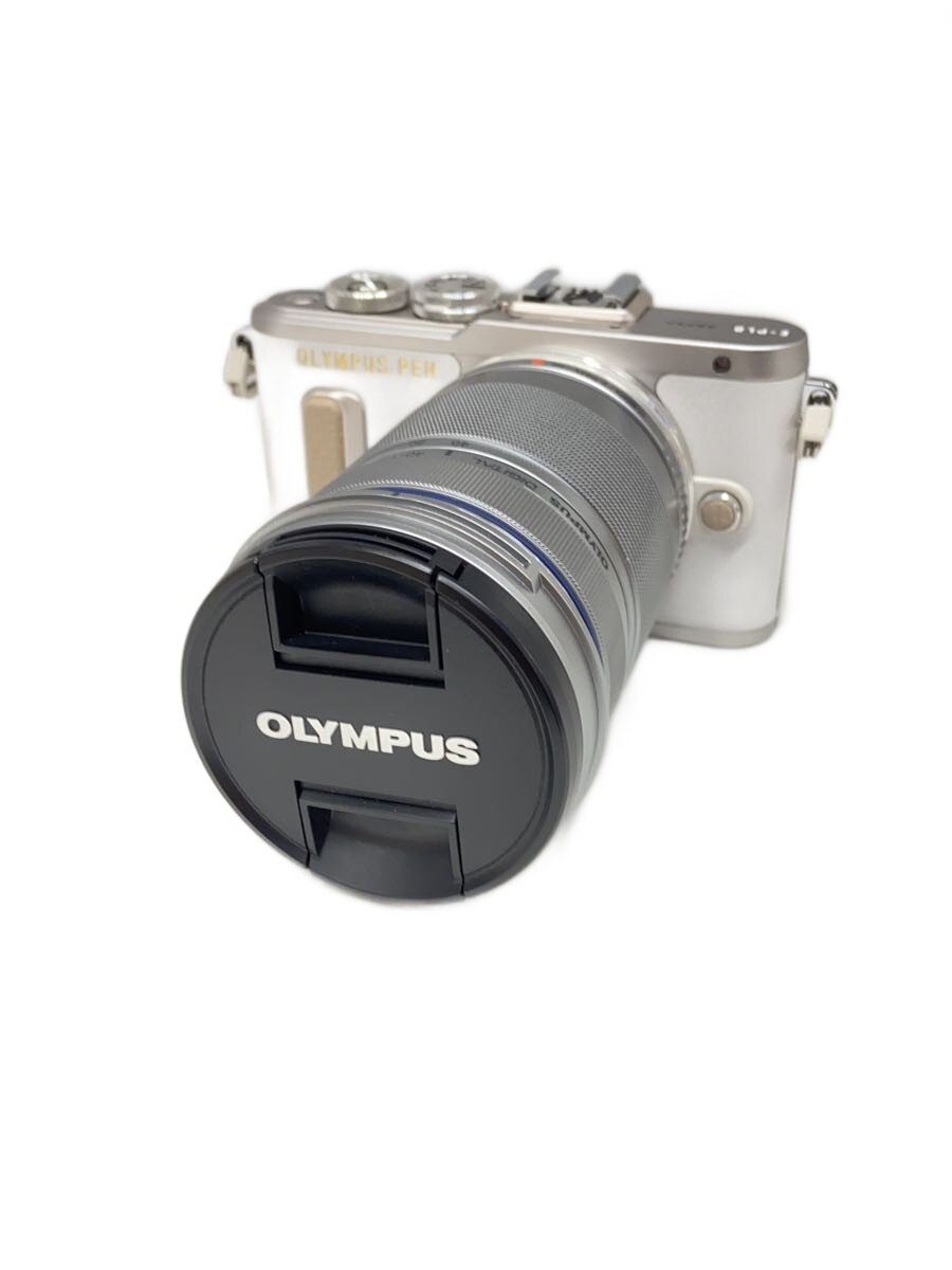 【中古】OM SYSTEM(OLYMPUS)◆デジタル一眼カメラ OLYMPUS PEN E-PL8 EZダブルズームキット [ホワイト]【カメラ】