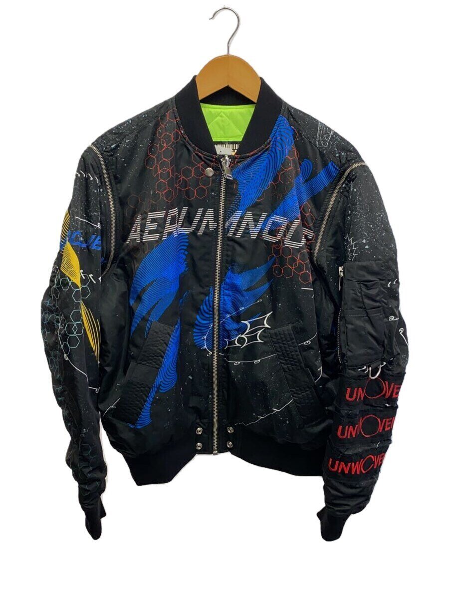 【中古】DIESEL◆フライトジャケット/M/ポリエステル/BLK/総柄/A0009-J-DWIGHT-0KAYF【メンズウェア】｜2ｎｄ STREET 店 14,060円
