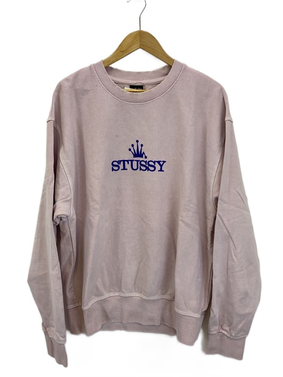 【中古】STUSSY◆流汗/L/綿織物/PNK/1914889【メンズウェア】