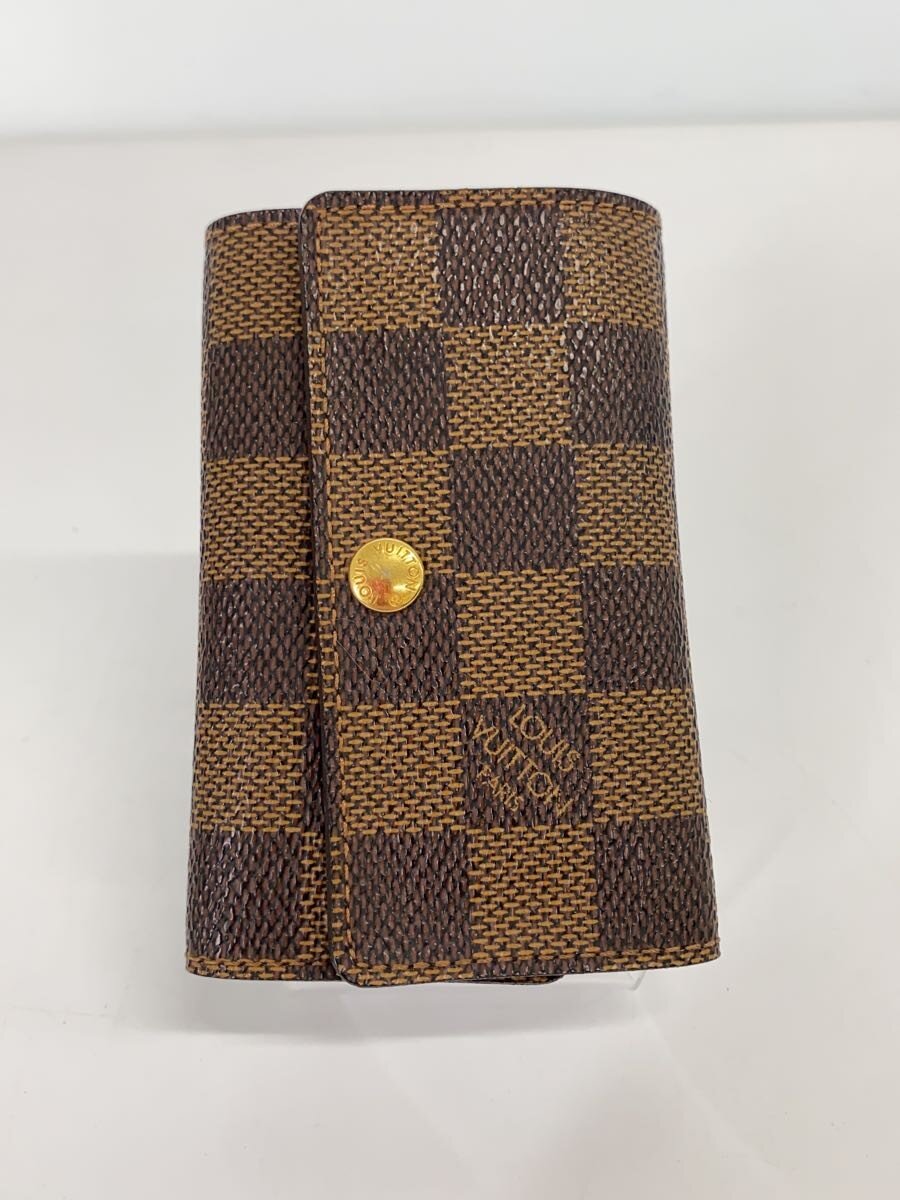 【中古】LOUIS VUITTON◆ミュルティクレ6_ダミエ・エベヌ/キャンバス/BRW/メンズ【服飾雑貨他】|2nd STREET 店