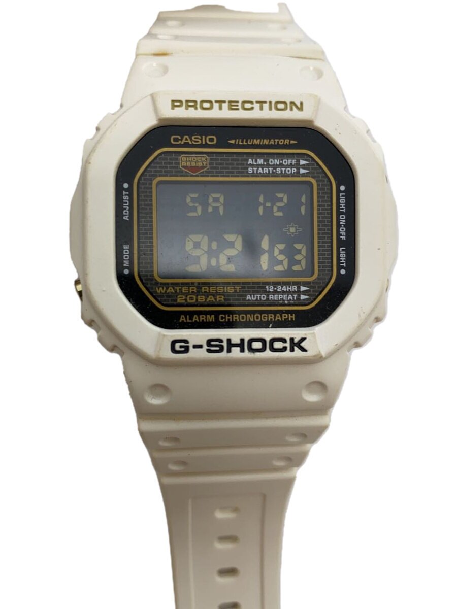 【中古】CASIO◆25th ANNIVERSARY Rising White/石英ウオッチ・G-SHOCK/デジタル【服飾雑貨他】