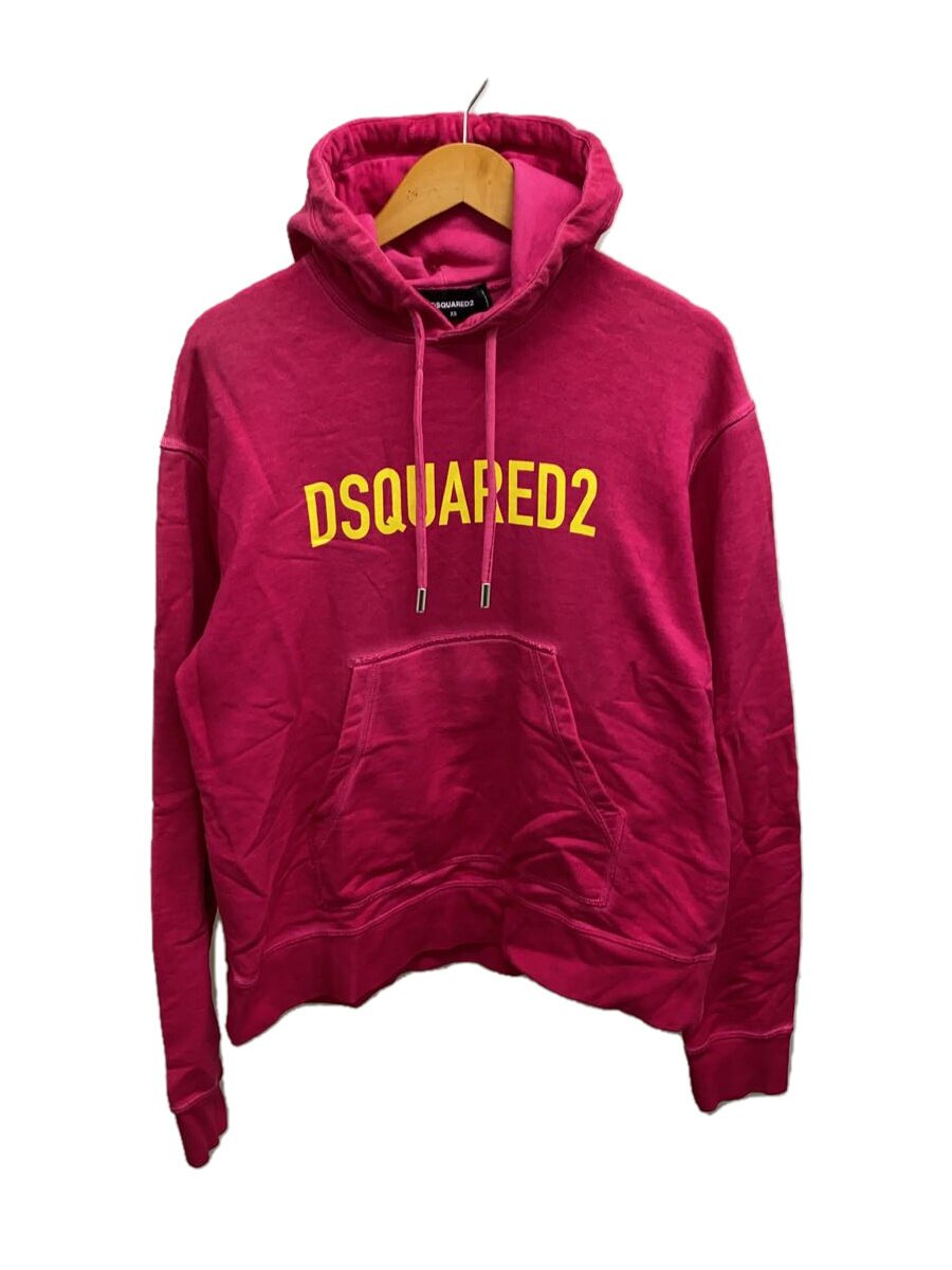 【中古】DSQUARED2◆パーカー/XS/綿織物/PNK/S75GU0429【レディース御召しもの】