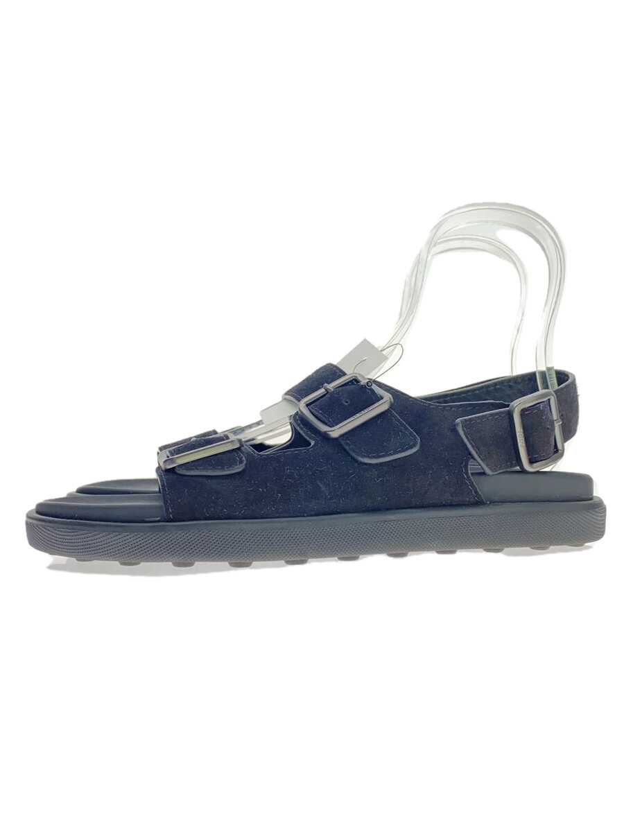 【中古】TOD’S◆サンダル/US7/BLK/なめし革//【シューズ】