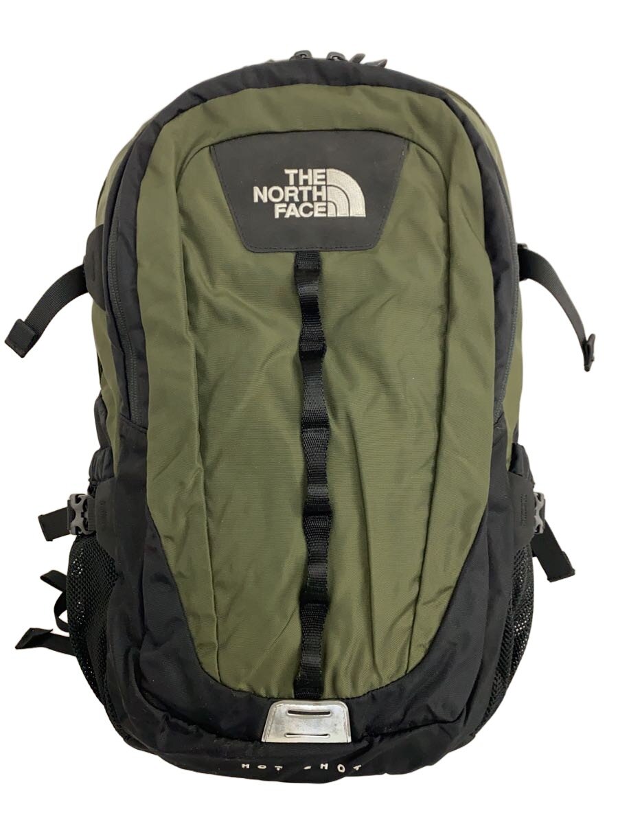 【中古】THE NORTH FACE◆背嚢/ナイロン/GRN/無地/航空マイル72202【御徒面子】