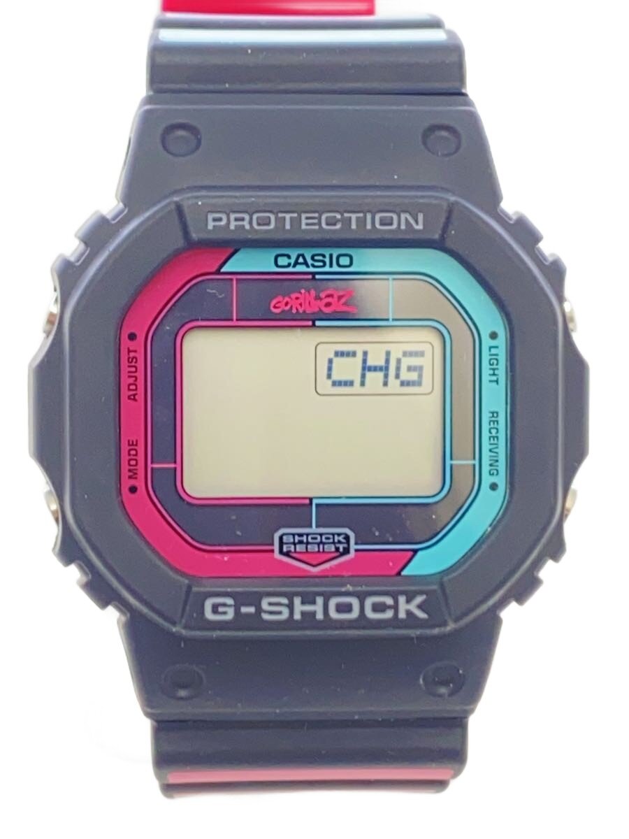 【中古】CASIO◆ソーラーウオッチ・G-SHOCK/デジタル/GRY/マルチ色つや【服飾雑貨他】