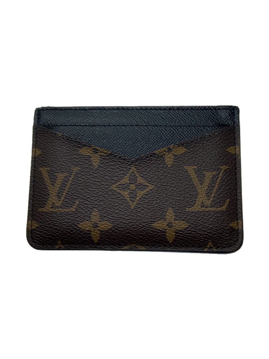 【中古】LOUIS VUITTON◆ネオ・ポルトカルト_モノグラム・マカサー_BRW/PVC/BRW/メンズ【服飾雑貨他】