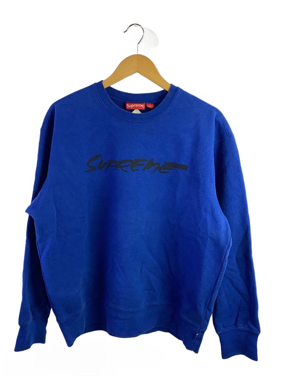 【中古】Supreme◆20AW/FUTURE LOGO CREWNECK/流汗/M/綿織物/BLU【メンズウェア】