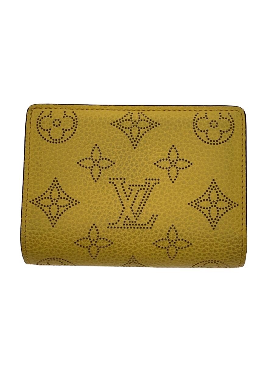 【中古】LOUIS VUITTON◆ポルトフォイユ クレア モノグラム マヒナ ジョーヌ/なめし革/YLW/総柄/M82502【服飾雑貨他】