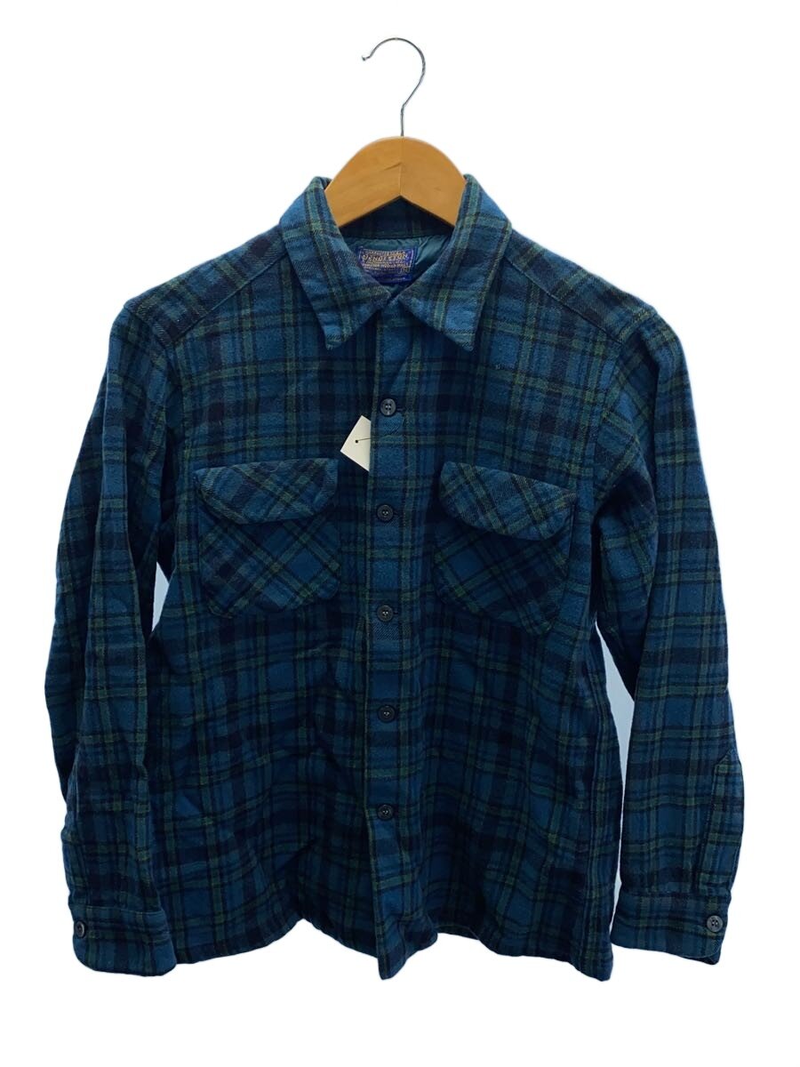 【中古】PENDLETON◆長袖シャツ/M/ウール/BLU/チェック【メンズウェア】｜2ｎｄ STREET 店 9,570円