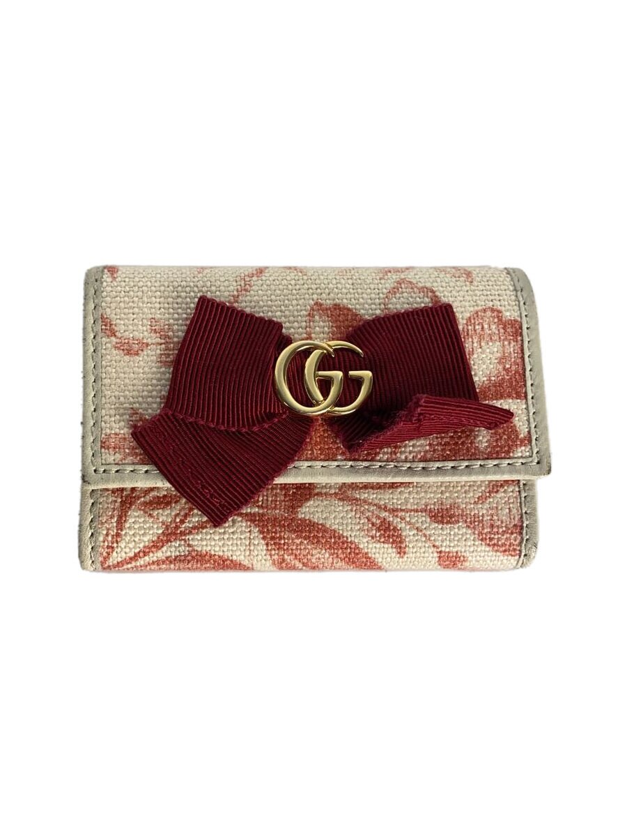 【中古】GUCCI◆キーケース_ハーバリウムプリント/リネン/BEG/レディース【服飾雑貨他】｜2ｎｄ STREET 店