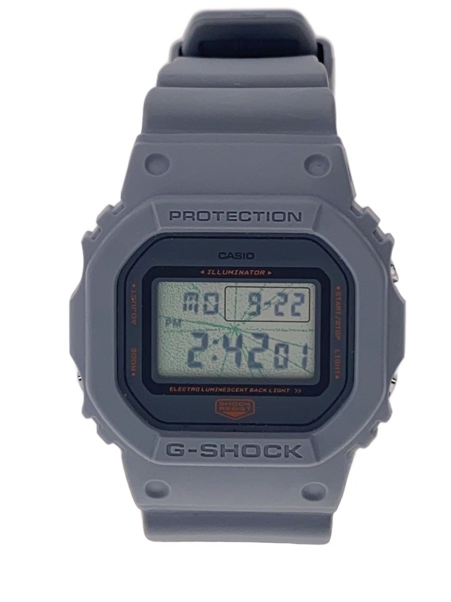 【中古】CASIO◆石英ウオッチ_G-SHOCK/デジタル/--/GRY/GRY【服飾雑貨他】