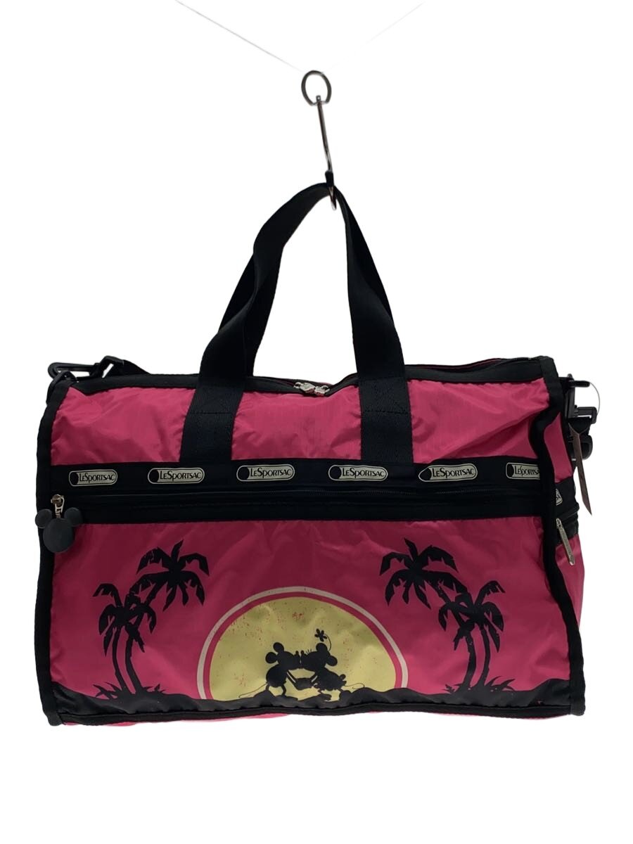 【中古】LESPORTSAC◆ショルダーバッグ/--/PNK/総柄【御徒面子】