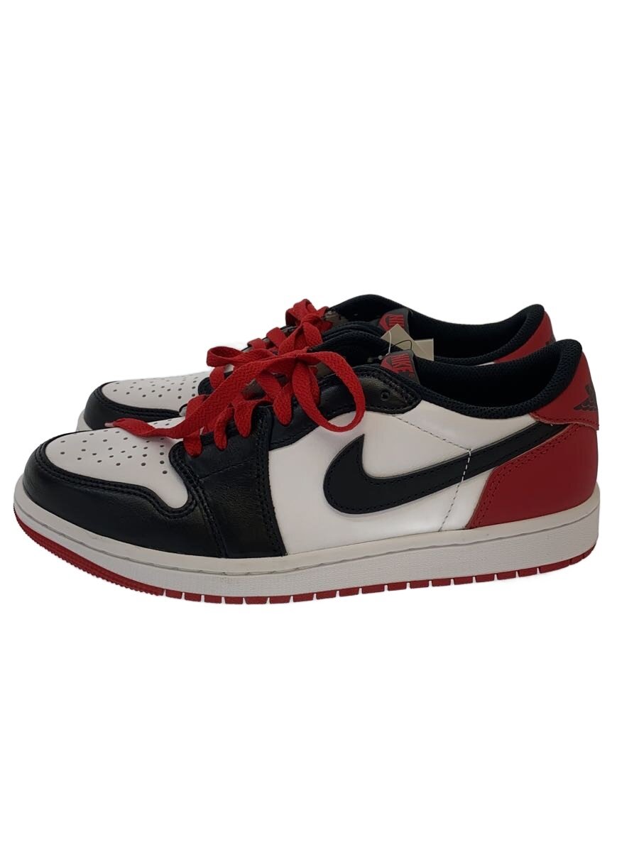 【中古】NIKE◆AIR JORDAN 1 LOW_大気圏 ジョーダン 1 LOW/25.5糎/BLK【シューズ】