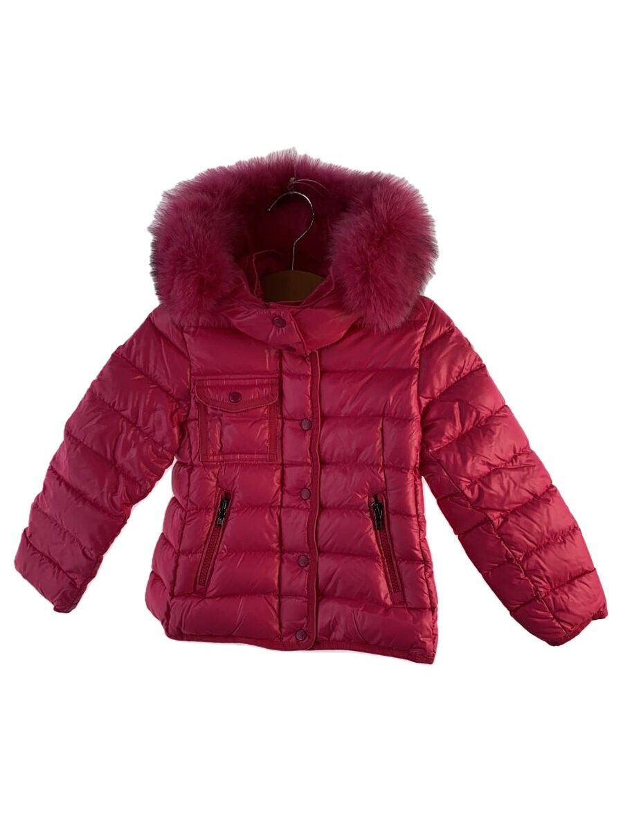 【中古】MONCLER◆上衣/110珊/ナイロン/PNK/E29544634225 68950【キッズ】