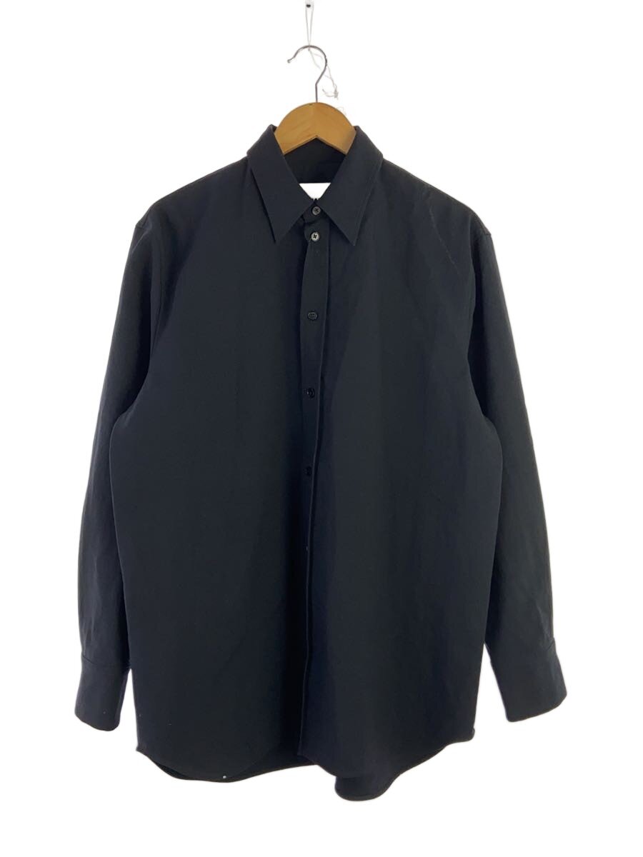 【中古】JIL SANDER◆長袖プルオーバー/40/羊毛/NVY/無地/J23DL0001//【メンズウェア】