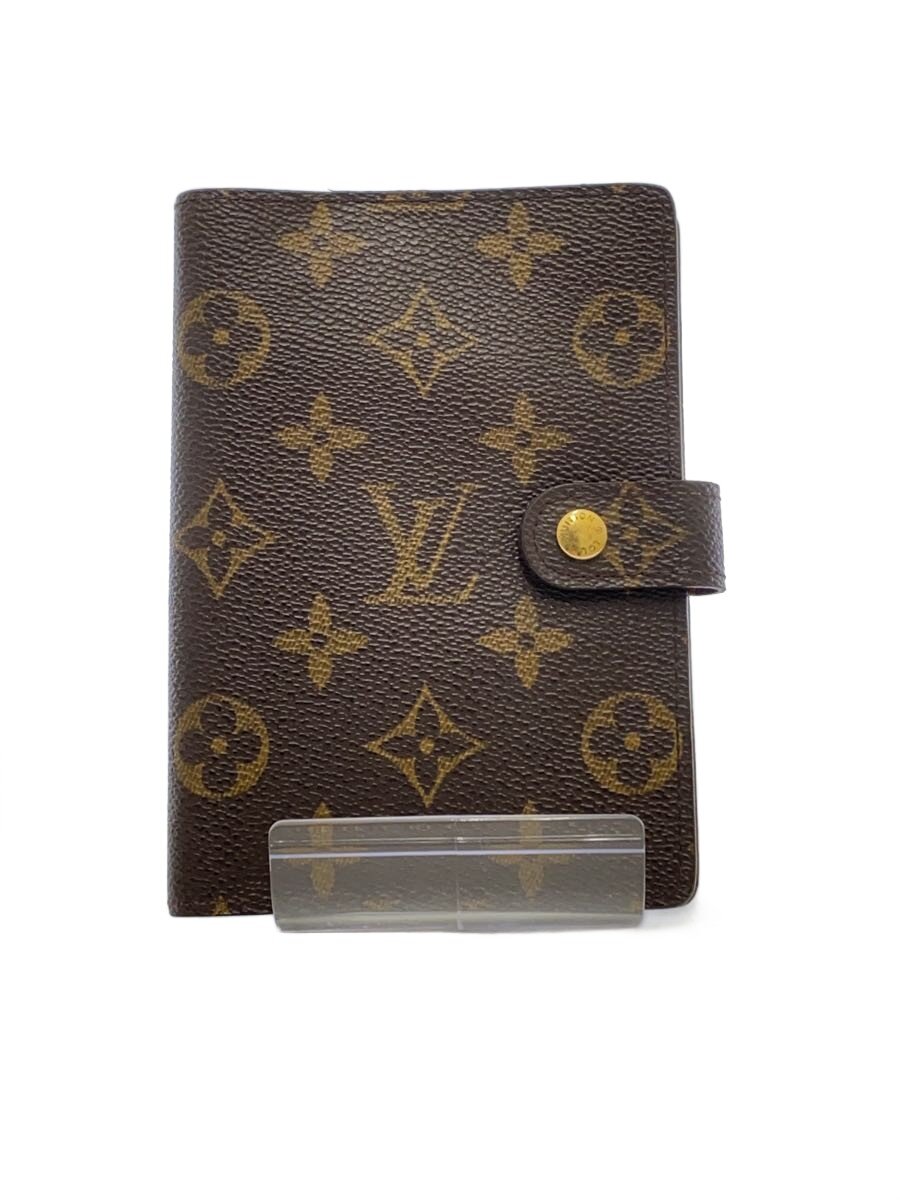 【中古】LOUIS VUITTON◆会議事項PM_モノグラム・帆布/PVC/BRW/レディース【服飾雑貨他】