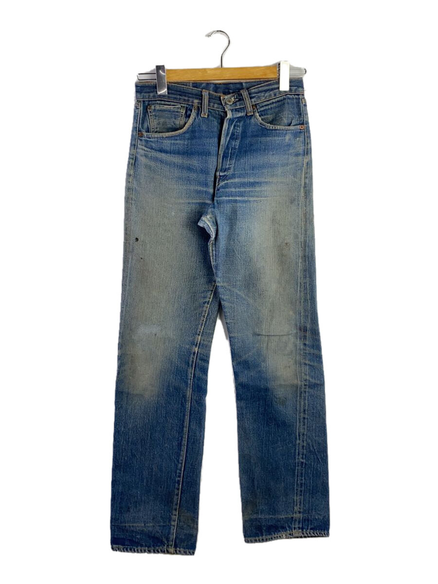 【中古】Levi’s◆VD/60S/BIG E/足長R/不首尾一貫したV/下つ方/実寸W29×L30/IDG/無地//【メンズウェア】