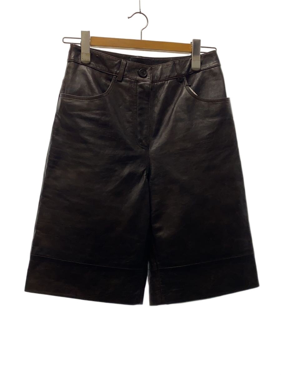 【中古】PRADA◆遊撃手ズボン下/38/牛皮/BRW/ape1 2018 312【メンズウェア】