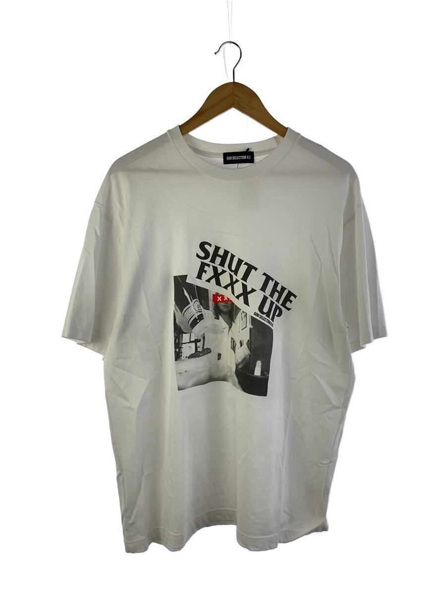 【中古】GOD SELECTION XXX◆刷り上げるプルオーバー/--/綿織物/WHT【メンズウェア】