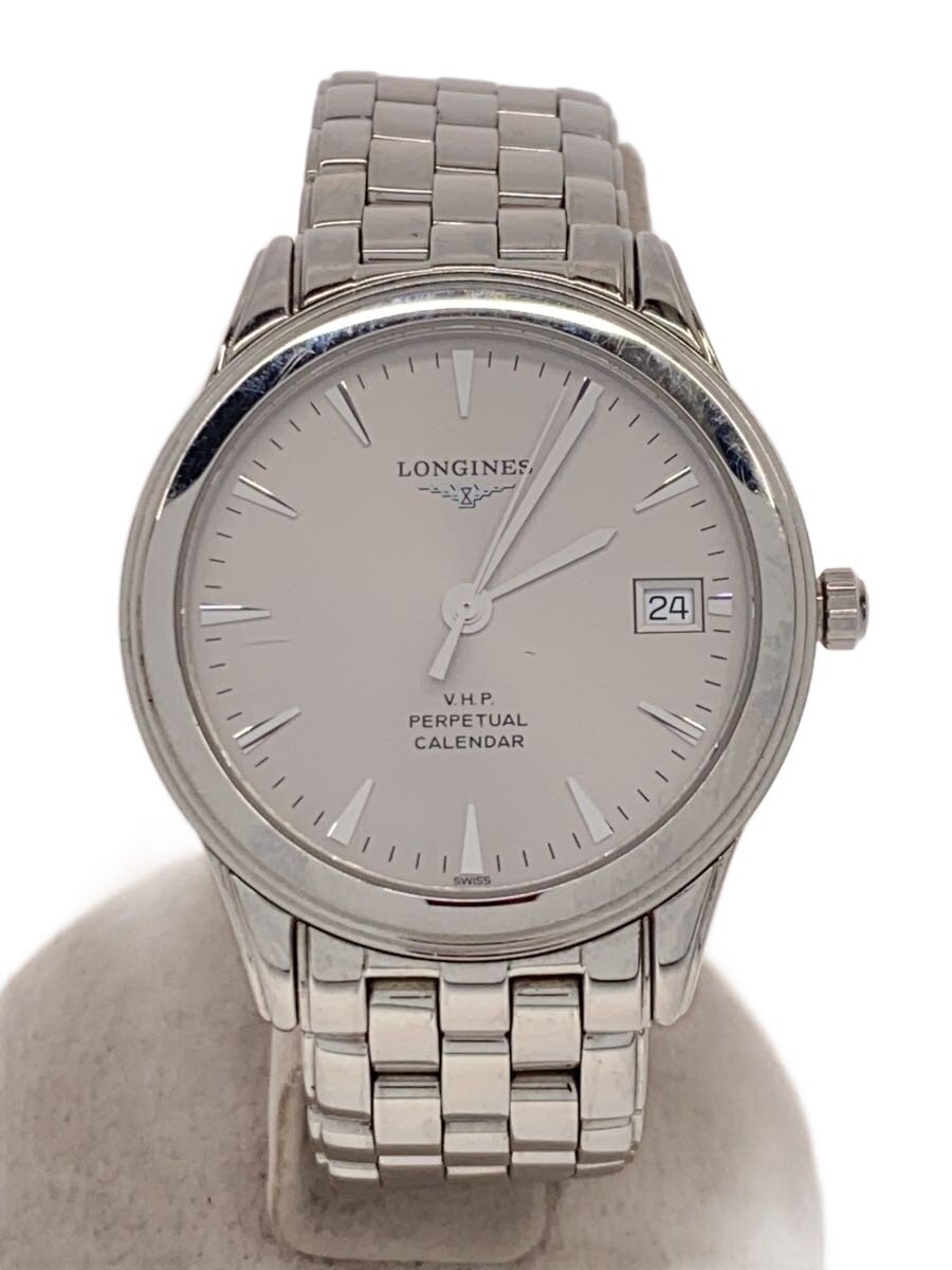 【中古】LONGINES◆石英ウォッチ/アナログ/SLV/SLV/L4 722 4【服飾雑貨他】