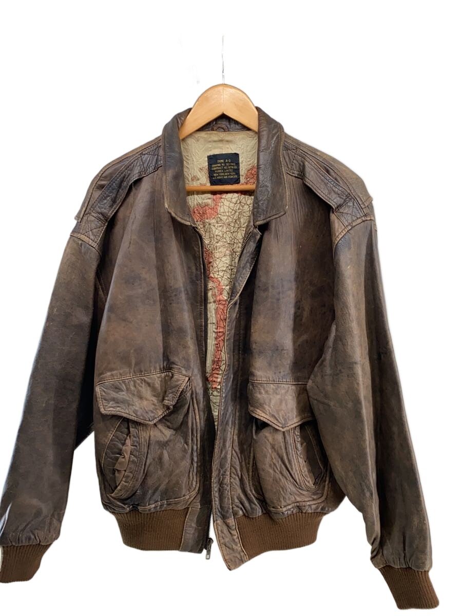 【中古】AVIREX◆レザージャケット・ブルゾン/--/レザー/BRW【メンズウェア】｜2ｎｄ STREET 店