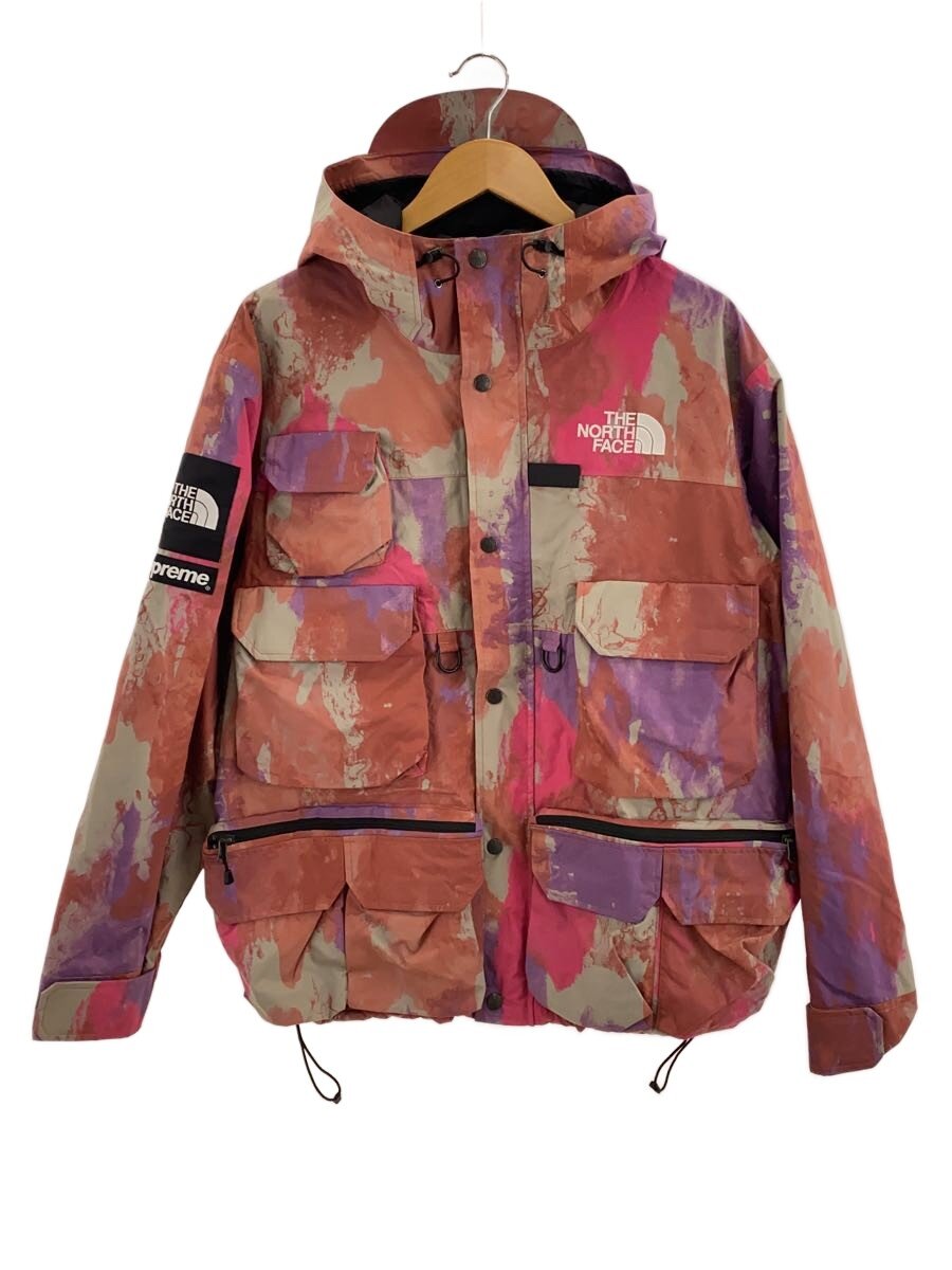 【中古】Supreme◆20SS/THE NORTH FACE Cargo Jacket/L/ナイロン/PNK/総柄/NF0A4QSX【メンズウェア】