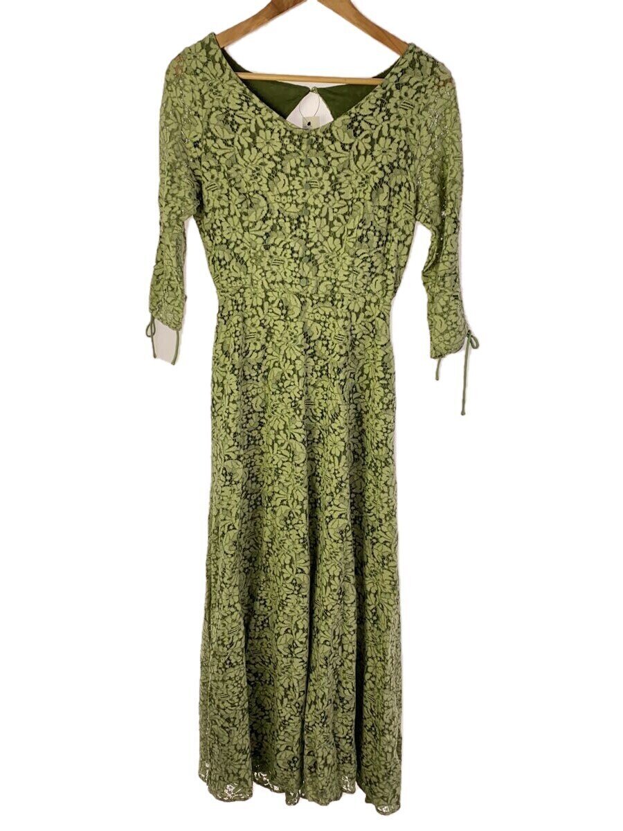 【中古】Kastane◆THE URBAN BLANCHE/Uneven bicolor dress/1/ナイロン/GRN/K233008-69【レディース御召しもの】