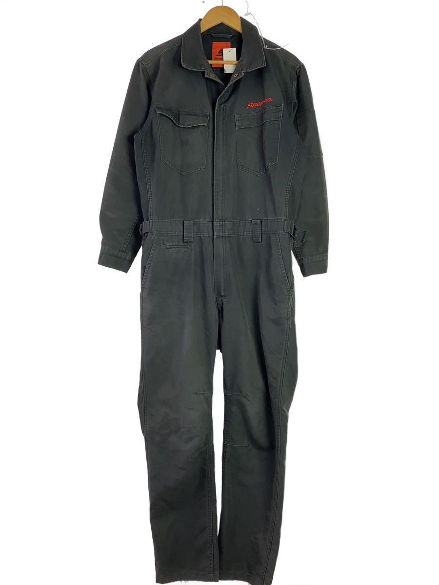 【中古】Snap-on◆オールインワン/L/綿織物/BLK【メンズウェア】