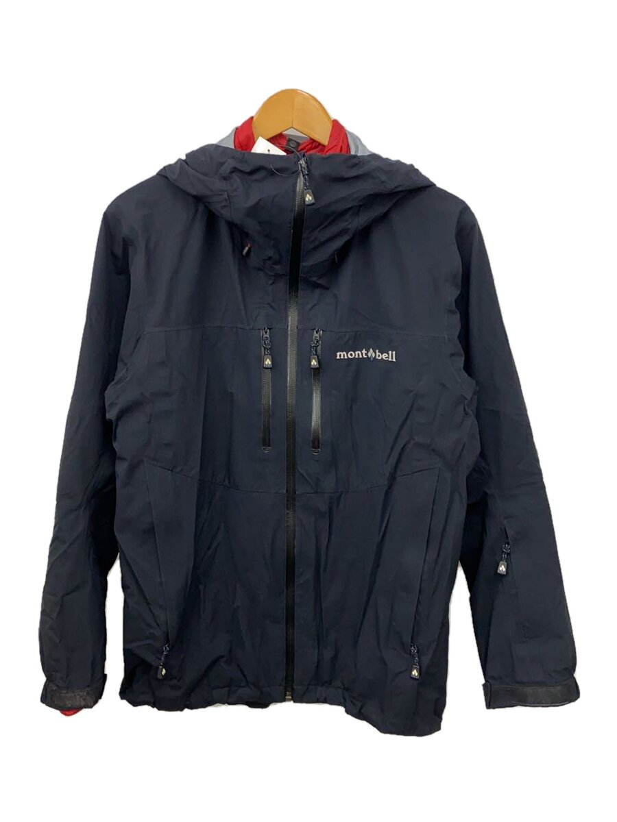 【中古】mont-bell◆3IN1 フォールライン アノラック/S/ナイロン/BLK【メンズウェア】